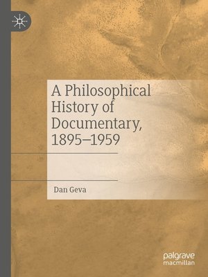 cover image of A Philosophical History of Documentary, 1895–1959